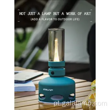 Lâmpada de querosene LED sem chama USB moderna